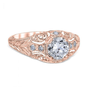 Whitehouse Brothers Romanesque Arcade Engagement Ring