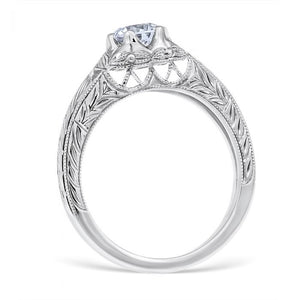 Whitehouse Brothers "Sweeping Lace" Diamond Engagement Ring