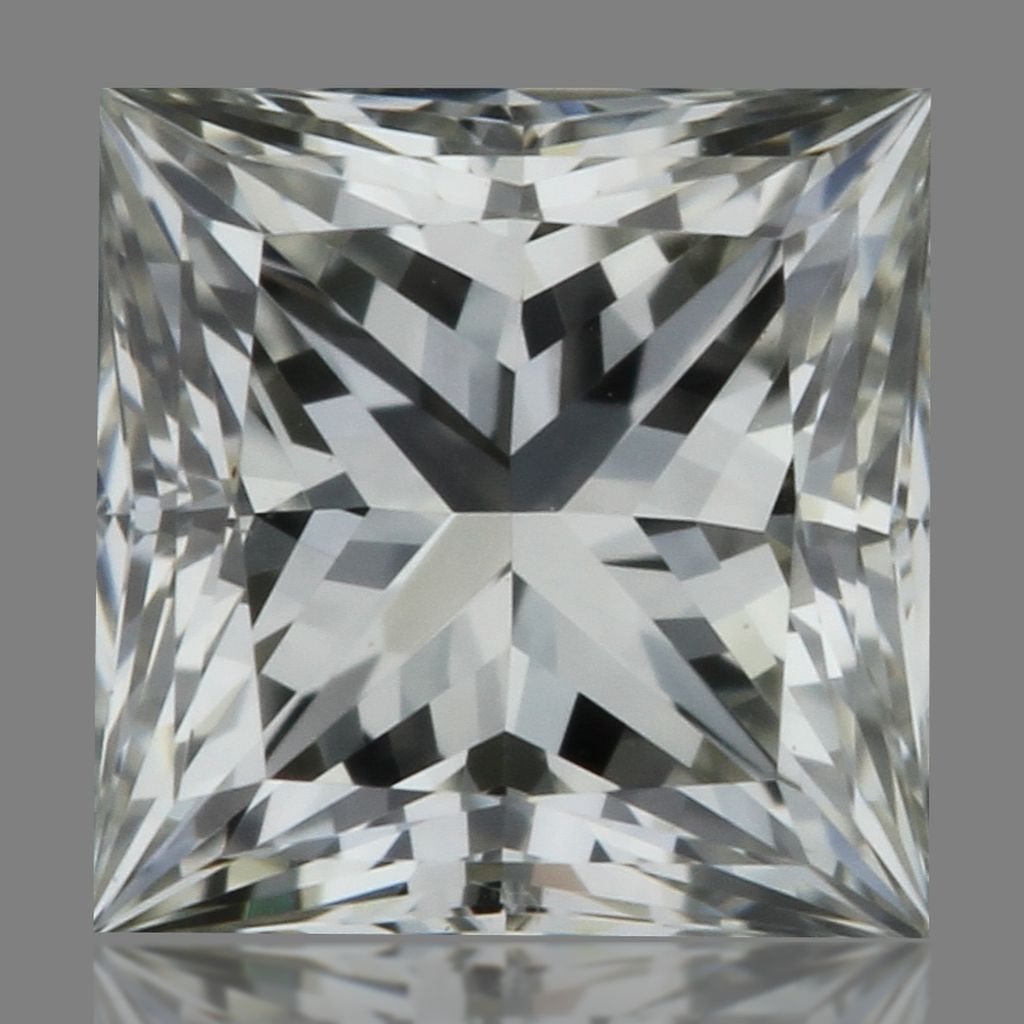 0.24 ct princess GIA certified Loose diamond, J color | VVS2 clarity