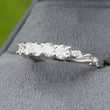 Load and play video in Gallery viewer, Video of Artcarved &quot;Hayley&quot; Five Stone Diamond Wedding Band
