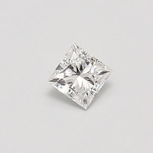 0.30 ct princess IGI certified Loose diamond, F color | SI2 clarity