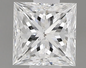 0.31 ct princess GIA certified Loose diamond, E color | SI2 clarity