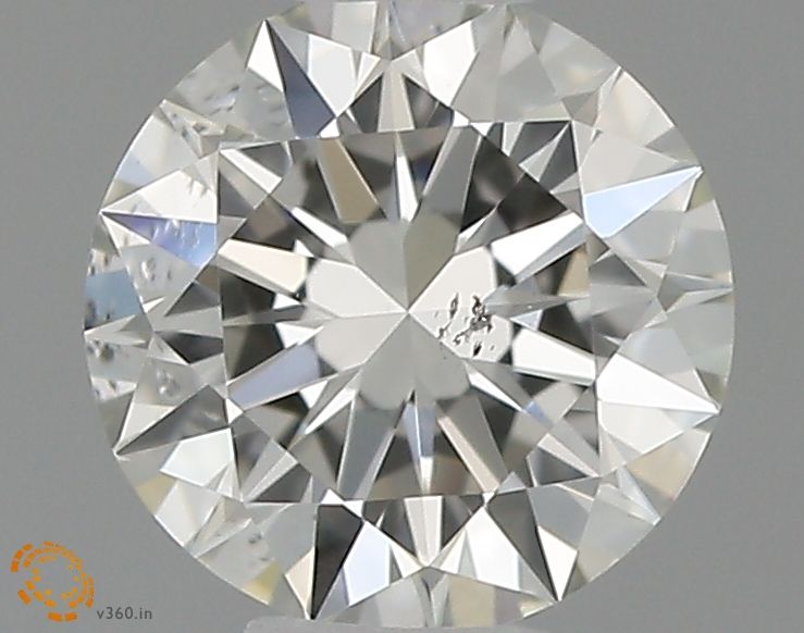 0.34 ct round GIA certified Loose diamond, H color | SI1 clarity | EX cut
