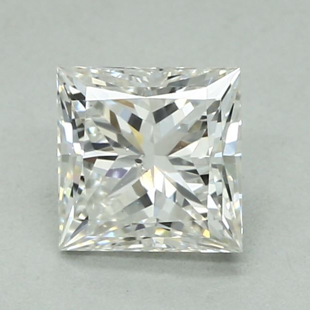 0.42 ct princess GIA certified Loose diamond, G color | SI1 clarity