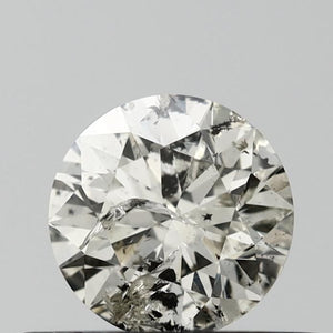 0.42 ct round IGI certified Loose diamond, K color | I2 clarity | VG cut