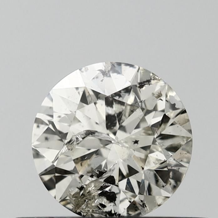 0.42 ct round IGI certified Loose diamond, K color | I2 clarity | VG cut