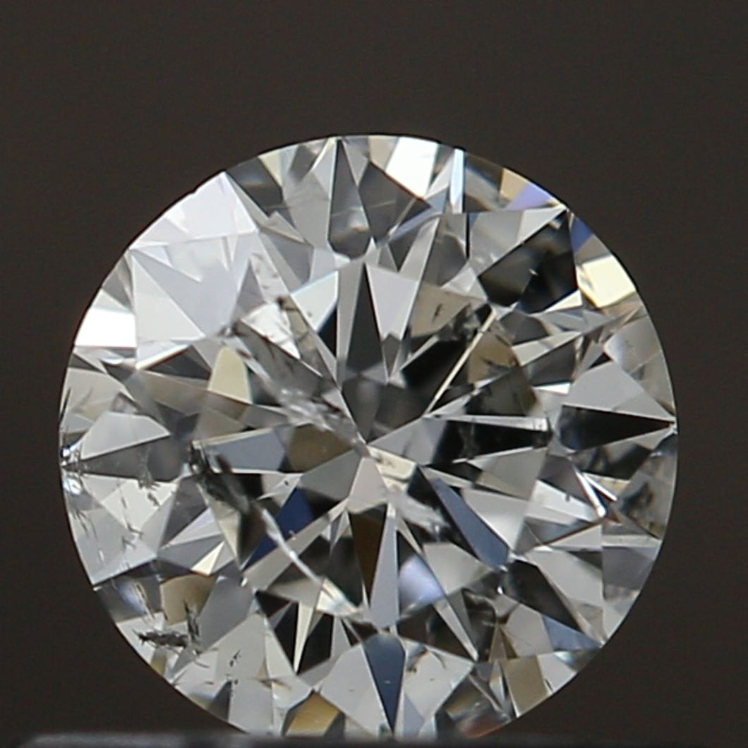 0.51 ct round GIA certified Loose diamond, I color | I1 clarity | EX cut