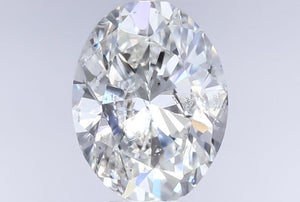 0.76 ct oval GIA certified Loose diamond, G color | I2 clarity