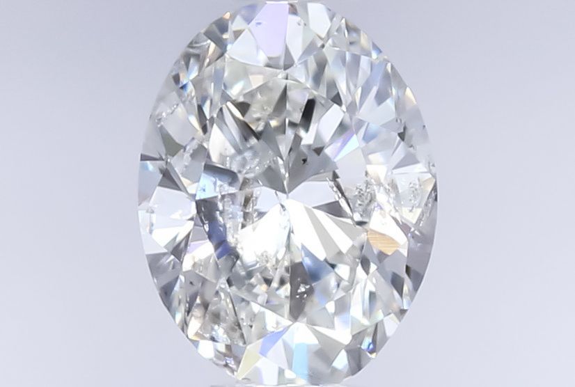 0.76 ct oval GIA certified Loose diamond, G color | I2 clarity