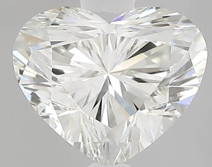 1.00 ct heart IGI certified Loose diamond, H color | VS1 clarity