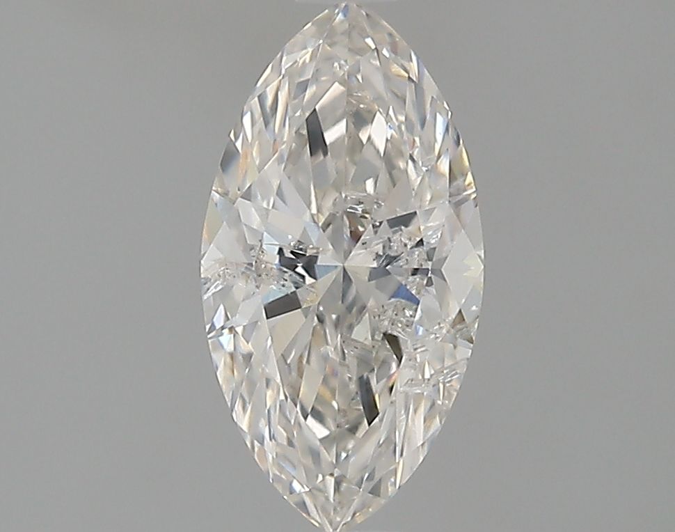 1.00 ct marquise GIA certified Loose diamond, H color | I2 clarity