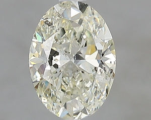 1.00 ct oval GIA certified Loose diamond, L color | I1 clarity
