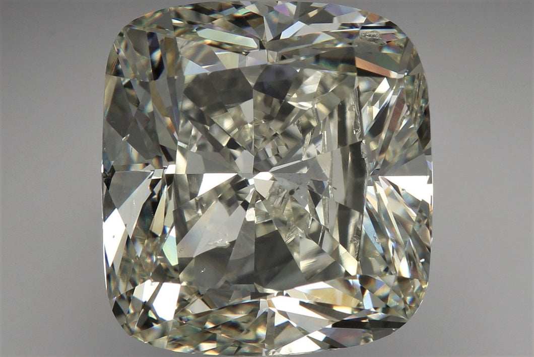 10.01 ct cushion brilliant HRD certified Loose diamond, L color | SI1 clarity