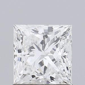 1.01 ct princess IGI certified Loose diamond, E color | I1 clarity