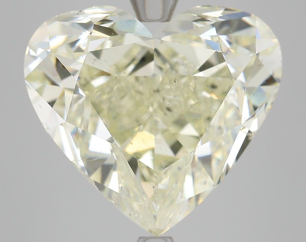 10.15 ct heart HRD certified Loose diamond, L color | SI2 clarity
