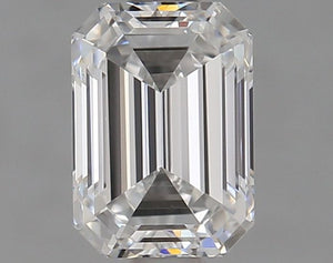 1.02 ct emerald GIA certified Loose diamond, D color | VVS2 clarity