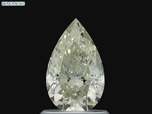 1.02 ct pear GIA certified Loose diamond, M color | I2 clarity