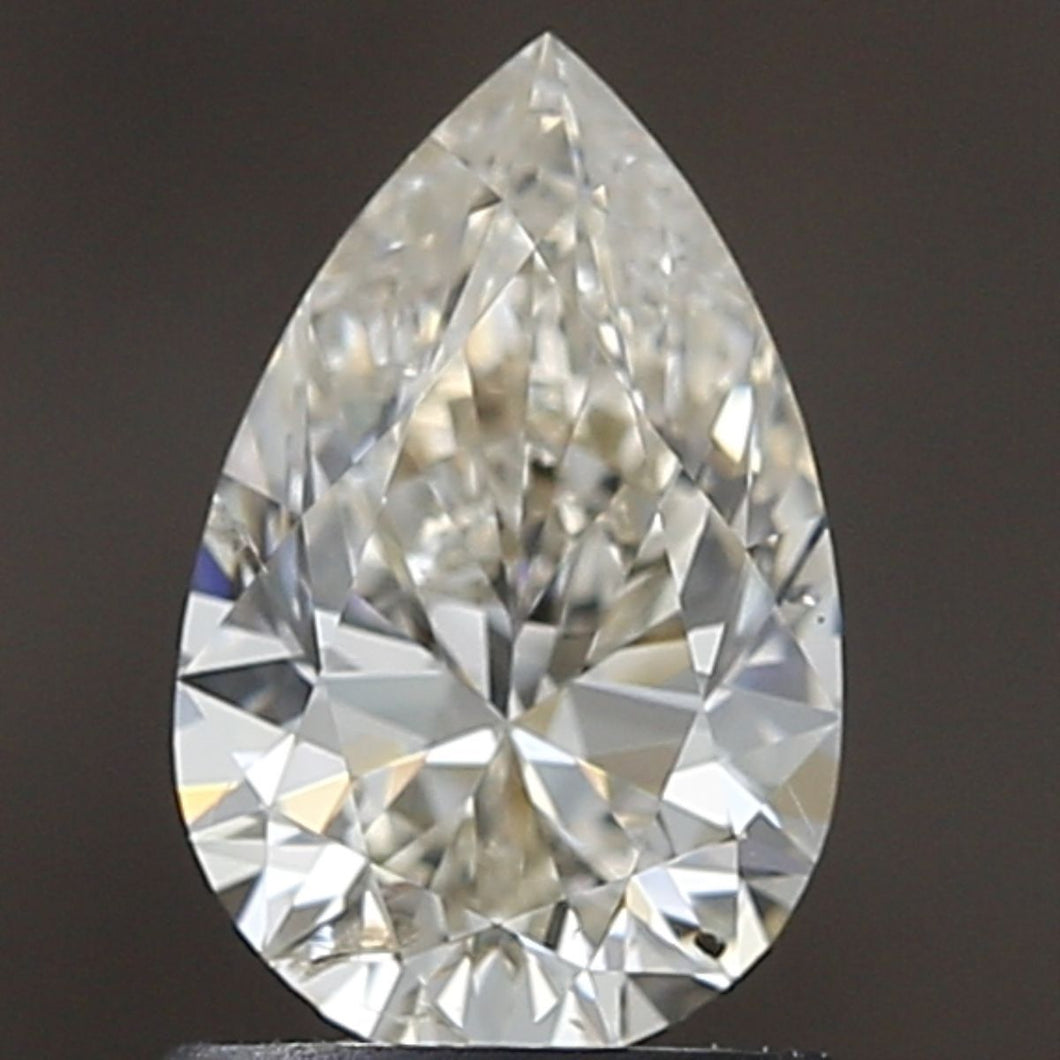 1.03 ct pear IGI certified Loose diamond, J color | SI2 clarity