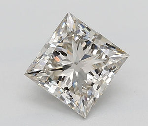 1.10 ct princess IGI certified Loose diamond, K color | VVS2 clarity