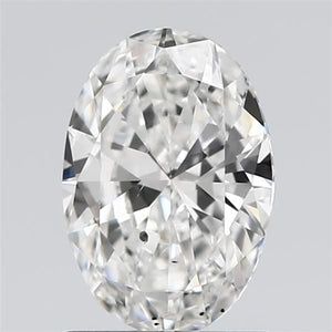 1.23 ct oval GIA certified Loose diamond, F color | SI1 clarity