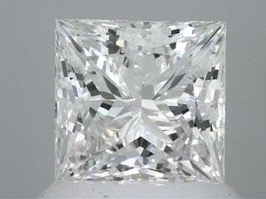 1.24 ct princess IGI certified Loose diamond, E color | VVS1 clarity
