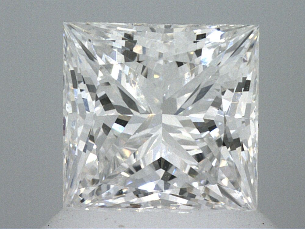 1.24 ct princess IGI certified Loose diamond, E color | VVS1 clarity