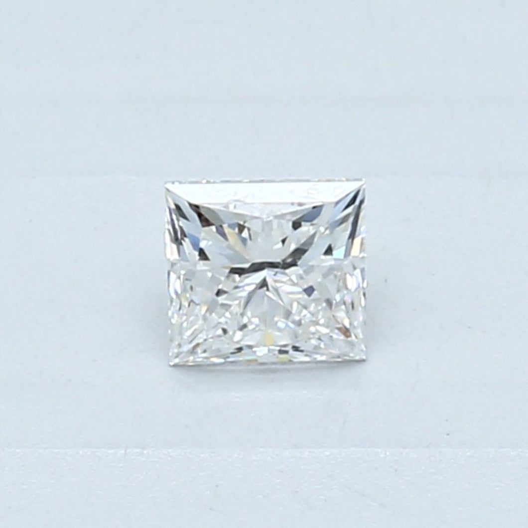 1355289170- 0.32 ct princess GIA certified Loose diamond, E color | SI1 clarity