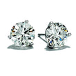 Load image into Gallery viewer, 1.41 Carats Ben Garelick 14kt White Gold 3-Prong Stud Earrings.
