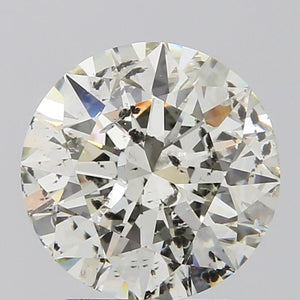 1429640666- 2.03 ct round GIA certified Loose diamond, K color | I2 clarity | EX cut