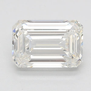 1.45 ct emerald IGI certified Loose diamond, F color | VS1 clarity