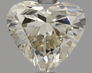 1.50 ct heart GIA certified Loose diamond, M color | SI1 clarity