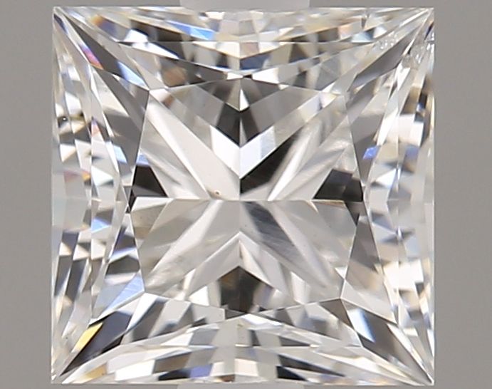 1.50 ct princess IGI certified Loose diamond, G color | SI1 clarity