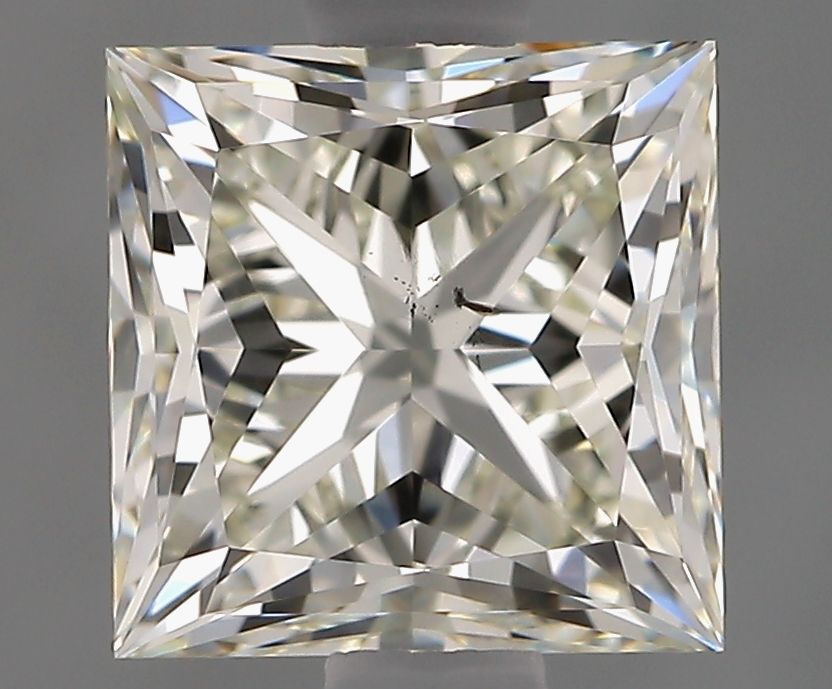 1.51 ct princess GIA certified Loose diamond, L color | SI1 clarity