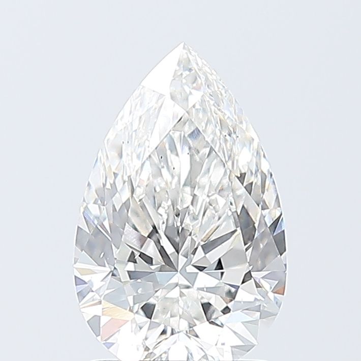 1.54 ct pear IGI certified Loose diamond, F color | VS2 clarity