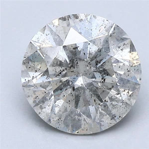 2.02 ct round GIA certified Loose diamond, I color | I3 clarity | VG cut