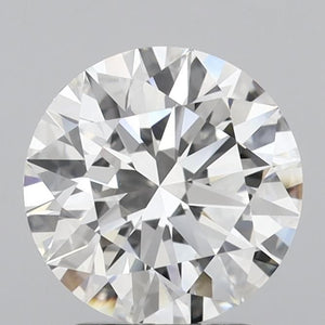 2.09 ct round IGI certified Loose diamond, F color | VVS2 clarity | EX cut