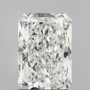 2.10 ct radiant IGI certified Loose diamond, F color | VS1 clarity