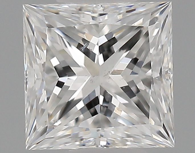 2417868595- 0.40 ct princess GIA certified Loose diamond, E color | SI1 clarity