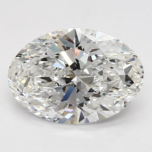 2.60 ct oval IGI certified Loose diamond, F color | VVS2 clarity | EX cut