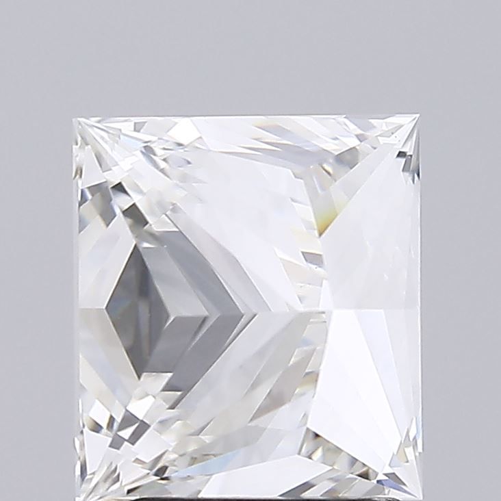 2.61 ct princess IGI certified Loose diamond, H color | VVS2 clarity