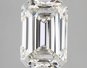 2.75 ct emerald IGI certified Loose diamond, I color | VVS2 clarity
