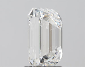 3.01 ct emerald IGI certified Loose diamond, F color | VVS2 clarity