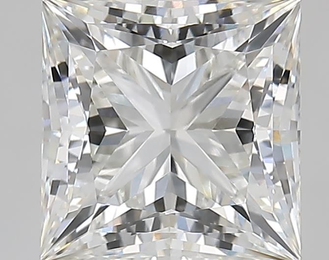 3.01 ct princess IGI certified Loose diamond, F color | VVS2 clarity