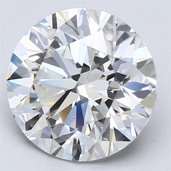 3.05 ct round GIA certified Loose diamond, E color | SI1 clarity | EX cut