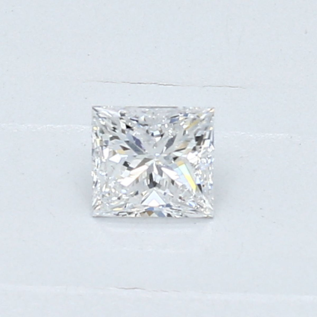 3345065449- 0.30 ct princess GIA certified Loose diamond, D color | VS2 clarity