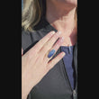 Load and play video in Gallery viewer, Le Vian Blueberry Sapphire &amp; Diamond Pave Ombre Ring

