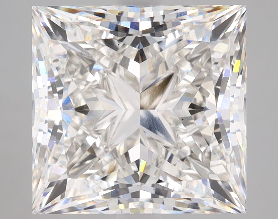 607389482- 5.71 ct princess IGI certified Loose diamond, G color | VS2 clarity