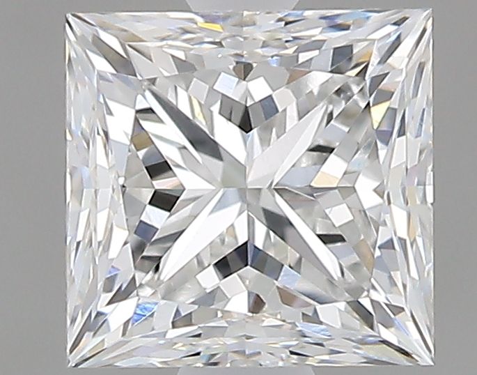 6451128021- 1.00 ct princess GIA certified Loose diamond, F color | VS1 clarity | GD cut