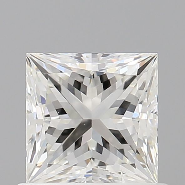 6472563916- 0.90 ct princess GIA certified Loose diamond, H color | SI2 clarity