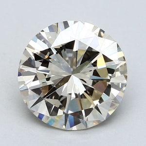 6472629202- 2.84 ct round GIA certified Loose diamond, M color | VS2 clarity | GD cut